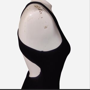 Black Sleeveless Cutout Dress